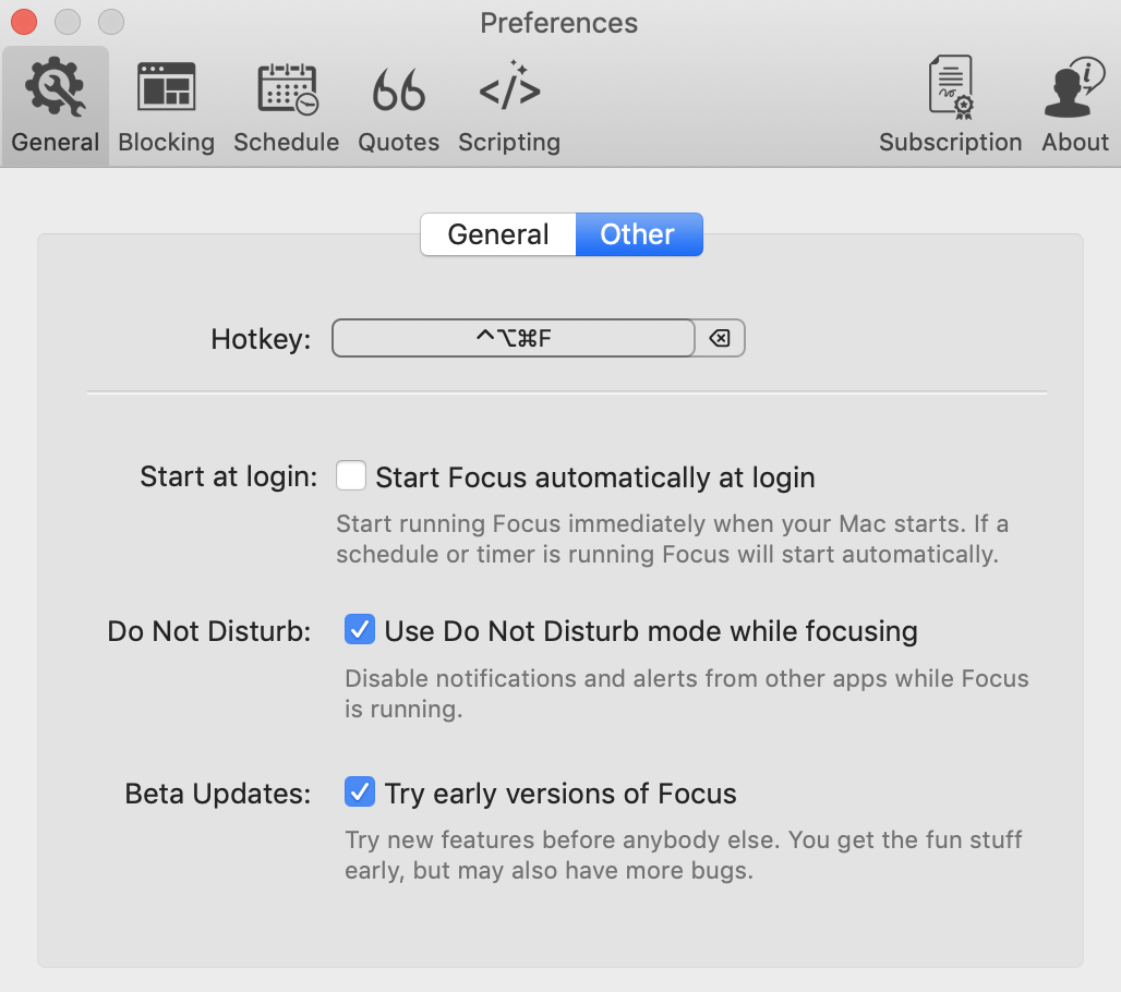 Using Focus — Learn how to use the Focus Mac app — Learn how to block